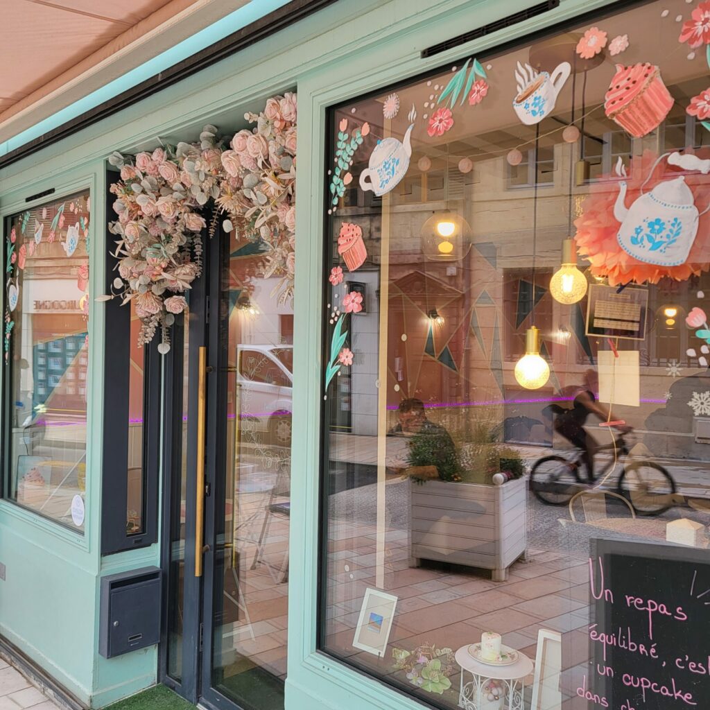 décoration vitrine Dijon