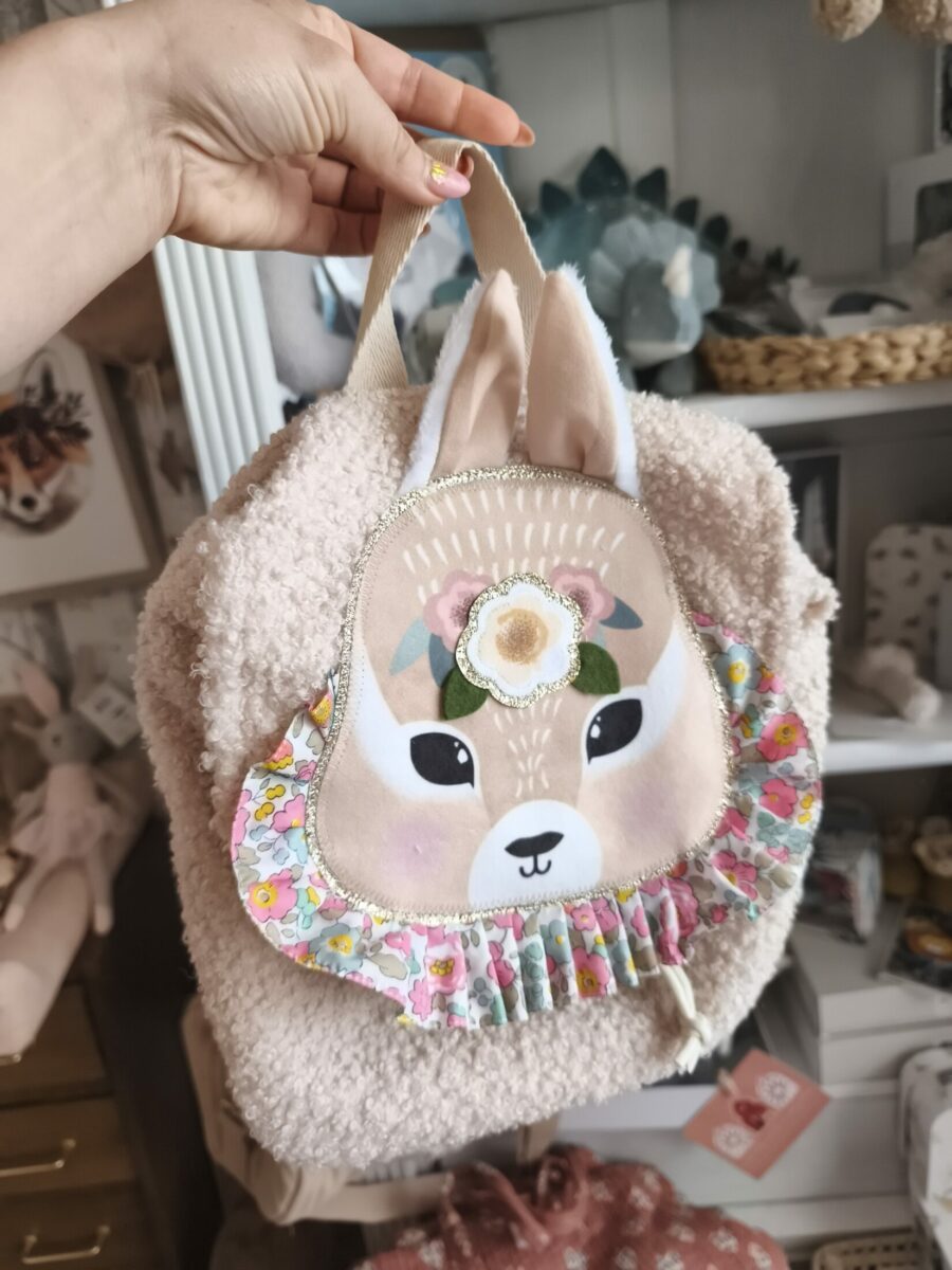 Sac lapin corail