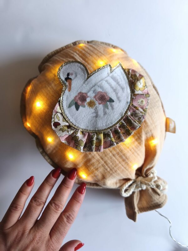Ballon lumineux cygne