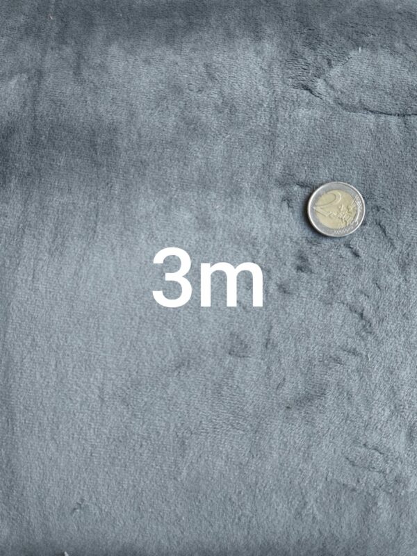 T5 minky gris 3 mètres