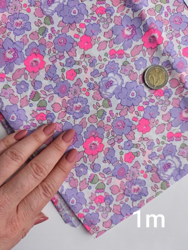 liberty betsy lilas 1mètre