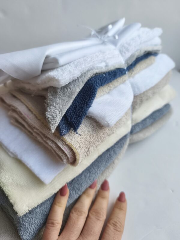 Lot 3 éponge bambou microfibre (1 panneau 70x70cm et chutes)