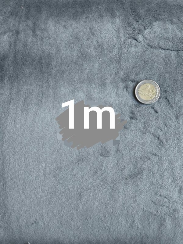 T5 minky gris 1 mètre