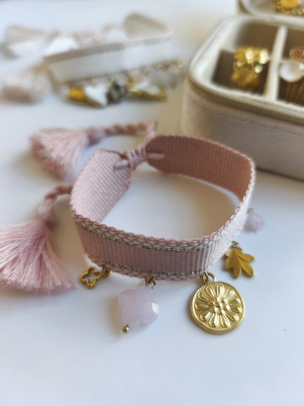 Bracelet Boho "Romantic" Rose