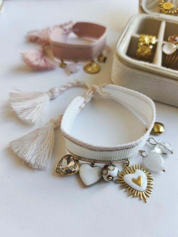 Bracelet Boho Sacré Coeur Blanc