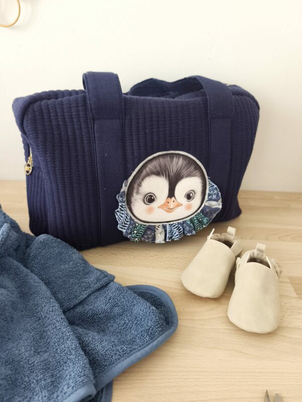 Sac à langer pingouin