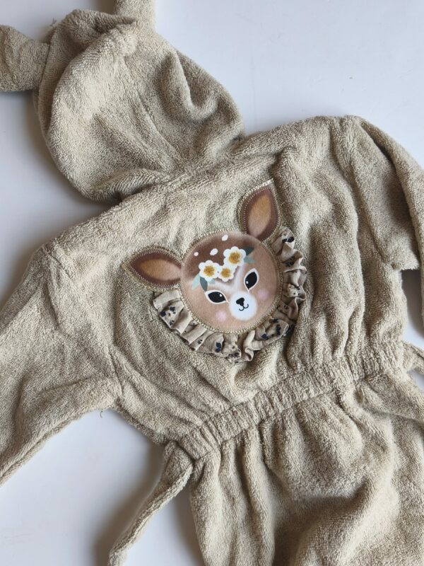 Peignoir taille 1-2 ans bichette