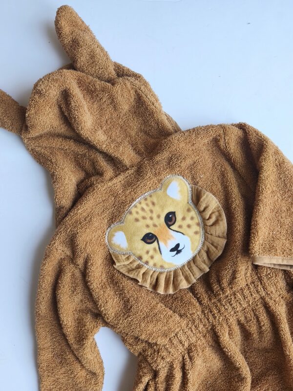 Peignoir taille 1-2 ans léopard